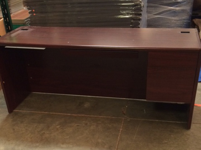 Hon Single Pedestal Desk Gany Office Furniture Albany Ny Hon Single Pedestal Desk Gany