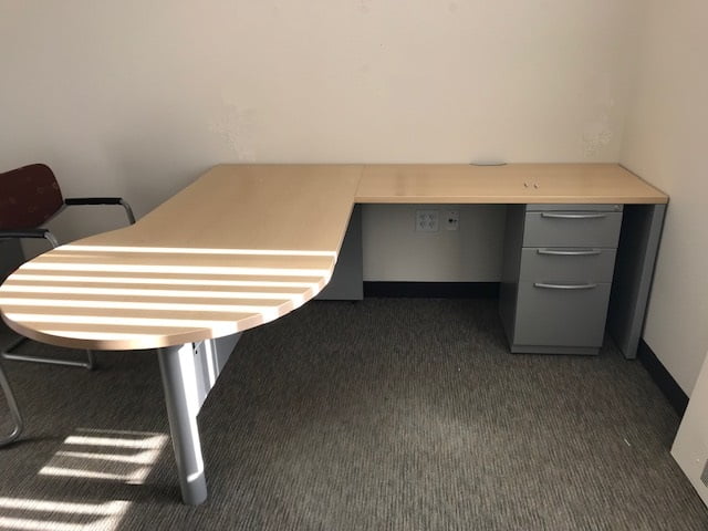 haworth l-desk - office furniture albany, ny | workstation